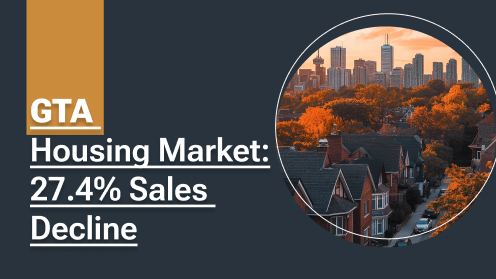 GTA Housing Market Faces 27.4% Sales Decline