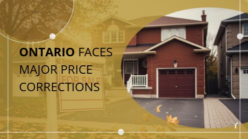 Ontario Faces Major Price Corrections