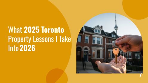 What 2025 Toronto Property Lessons I Take Into 2026